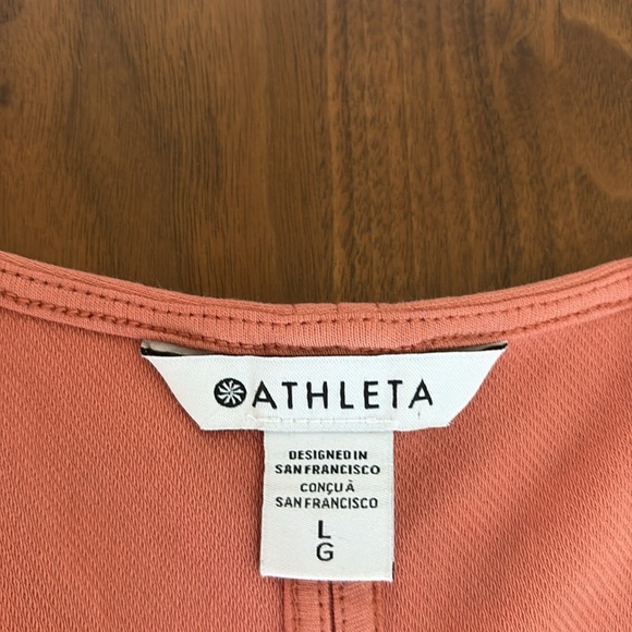 Athleta Farallon Dress Orange/Clay 601550 Size Large - Picture 5 of 8